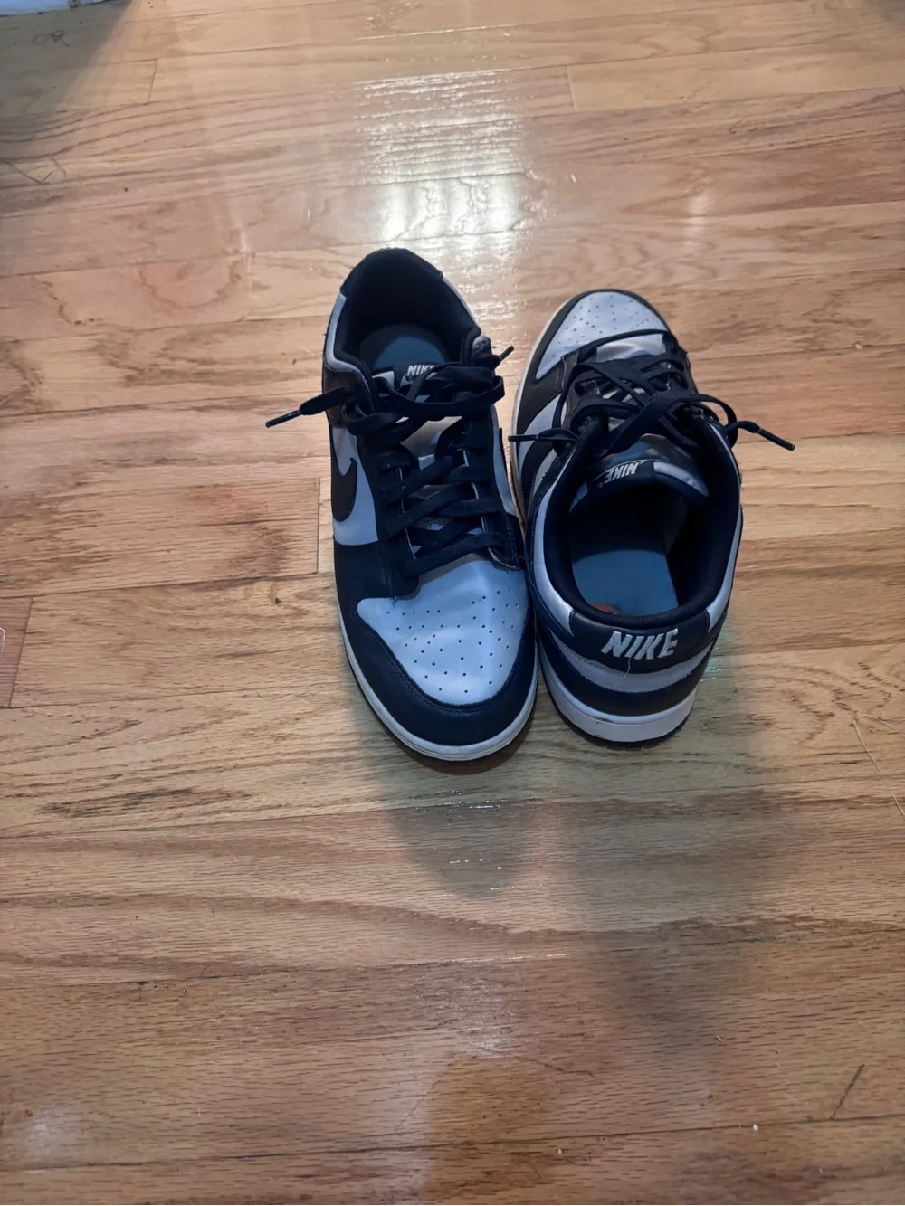 Nike Men’s Low-Top Sneakers in Navy and Light Blue